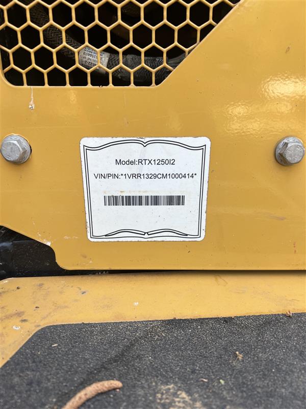 2021 Vermeer RTX1250i2 Quad Trencher Ride-on Tractor