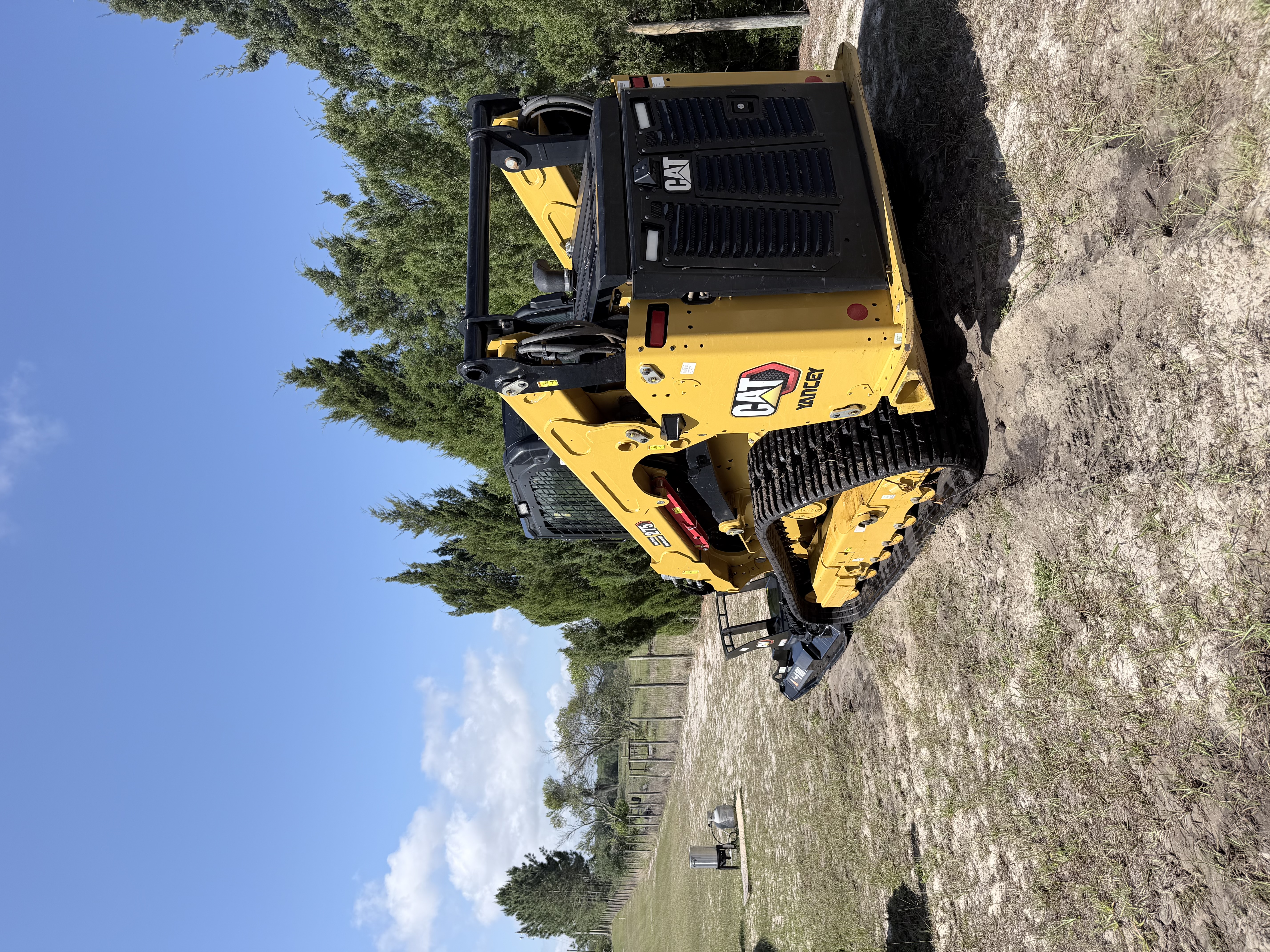 2025 Caterpillar 275 HF Compact Track Loader + BRX318 Brush Cutter